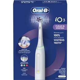 Oral B IO3 Electric Toothbrush White each