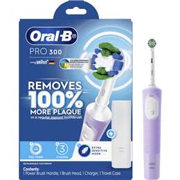 Oral B Pro 300 Electric Toothbrush Lavender