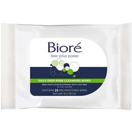 Biore Facial Wipes Deep Pore Cleansing