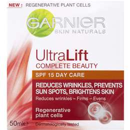 garnier ultralift anti ageing day cream spf15 50ml