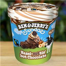 Ben & Jerry's Ice Cream Hazel-nuttin But Chocolate