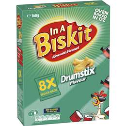 In A Biskit In A Biskit Drumstix Crackers Multipack