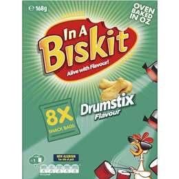 In A Biskit In A Biskit Drumstix Crackers Multipack