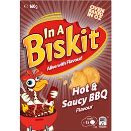 In A Biskit In A Biskit Hot & Saucy Bbq Crackers
