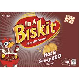 In A Biskit In A Biskit Hot & Saucy Bbq Crackers