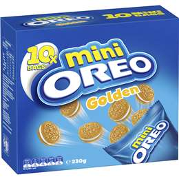 Oreo Mini Golden Cookies Multipack 230g