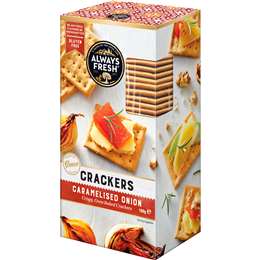 Always Fresh Crackers Caramelised Onion 100g