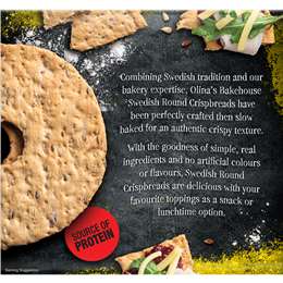 Olina's Swedish Round Crispbread Sunflower & Linseed
