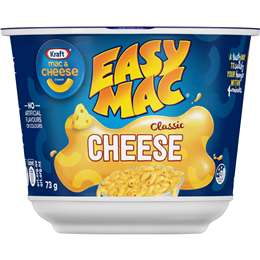 Kraft Easy Mac & Cheese Macaroni Pasta Classic Cheese Noodles 73g ...