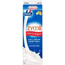 Pauls Zymil Lactose Free Full Cream Milk