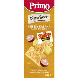 Primo Cheesy Kabana Cheese & Arnotts Shapes