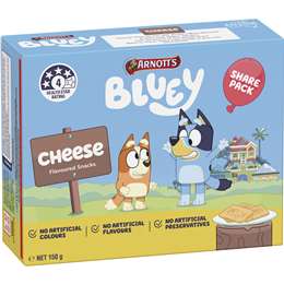 Arnott's Bluey Cracker Biscuits Cheese Sharebox