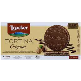 Loacker Wafers Original Hazelnut Tortina