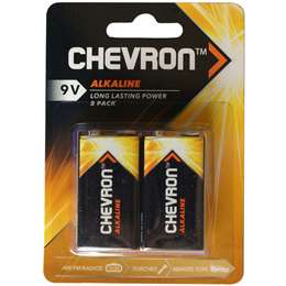 Chevron Alkaline 9v 2 Pack