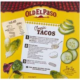 Old El Paso Crispy Chicken Soft Taco Mexican Style