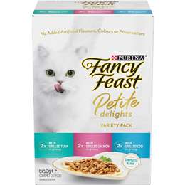 Fancy Feast Petite Delights<br>Tuna & Cod... 50g x 6 pack