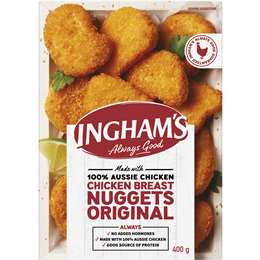 Ingham's Crumbed Chicken Breast Nuggets 400g | Woolworths