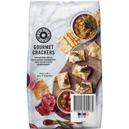 Red Rock Deli Gourmet Crackers Chilli Roast Garlic Lemon Oil