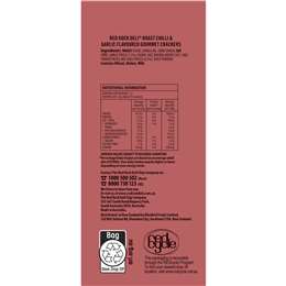 Red Rock Deli Gourmet Crackers Chilli Roast Garlic Lemon Oil