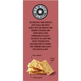 Red Rock Deli Gourmet Crackers Chilli Roast Garlic Lemon Oil