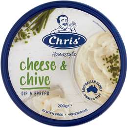 Chris' Dips Cheese & Chive 