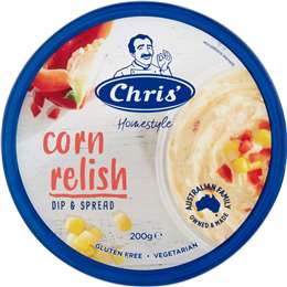 Chris' Dips Corn Relish 