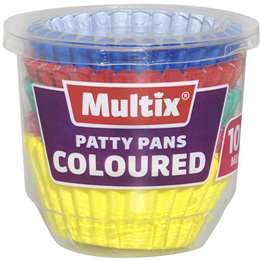 Multix Patty Pans Mini Coloured