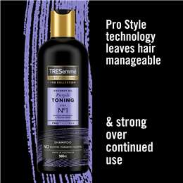Tresemme Pro Collection Purple Toning Shampoo With Coconut Oil