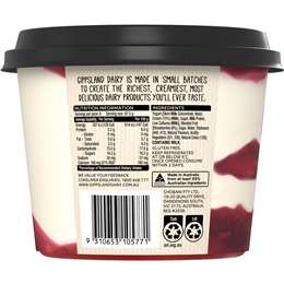 Gippsland Dairy Twist Yoghurt Strawberries & Cream