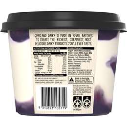 Gippsland Dairy Twist Yoghurt Blueberry