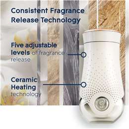Glade Electric Scented Oil Warmer & Refill Sheer Vanilla Embrace