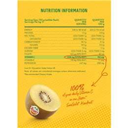 Woolworths Sungold Kiwifruit Gold