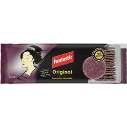 Fantastic Black Rice Crackers 