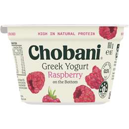 Chobani Greek Yogurt Raspberry 160g | Woolworths