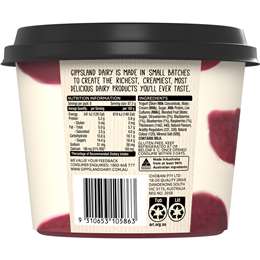 Gippsland Dairy Twist Yoghurt Mixed Berry