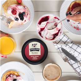 Gippsland Dairy Twist Yoghurt Mixed Berry