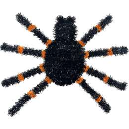 Halloween Tinsel Spider Each | Woolworths