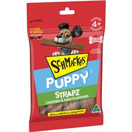 Schmackos Puppy Strapz Chicken & Milk Flavour