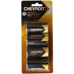 Chevron Alkaline d 4 Pack