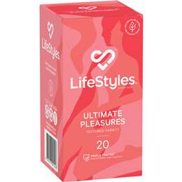 Lifestyles Ultimate Pleasures Variety Textured Condoms
