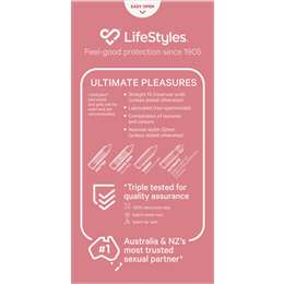 Lifestyles Ultimate Pleasures Variety Textured Condoms