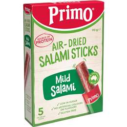 Primo Air - Dried Salami Sticks Mild Salami 5 pack
