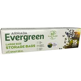 Armada Evergreen Large Snap Seal Storage Bags