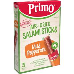 Primo Air - Dried Salami Sticks Mild Pepperoni 5 pack