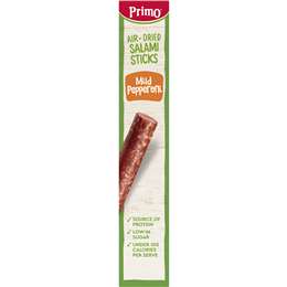 Primo Air Dried Salami Sticks Mild Pepperoni 5 Pack | Woolworths