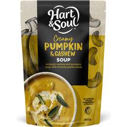 Hart & Soul Creamy Pumkin & Cashew Soup