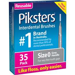 Piksters Interdental Brushes Size 0 35 pack