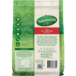 Natures Gift Adult All Breed Dog Food With Beef