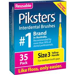 Piksters Interdental Brushes Size 3 35 Pack