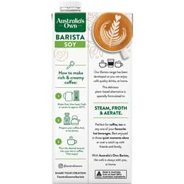 Australia's Own Barista Soy Milk 
